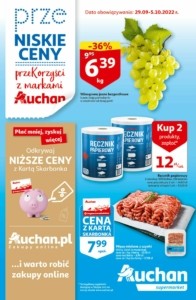 Gazetka Auchan od 29.09.2022 do 05.10.2022