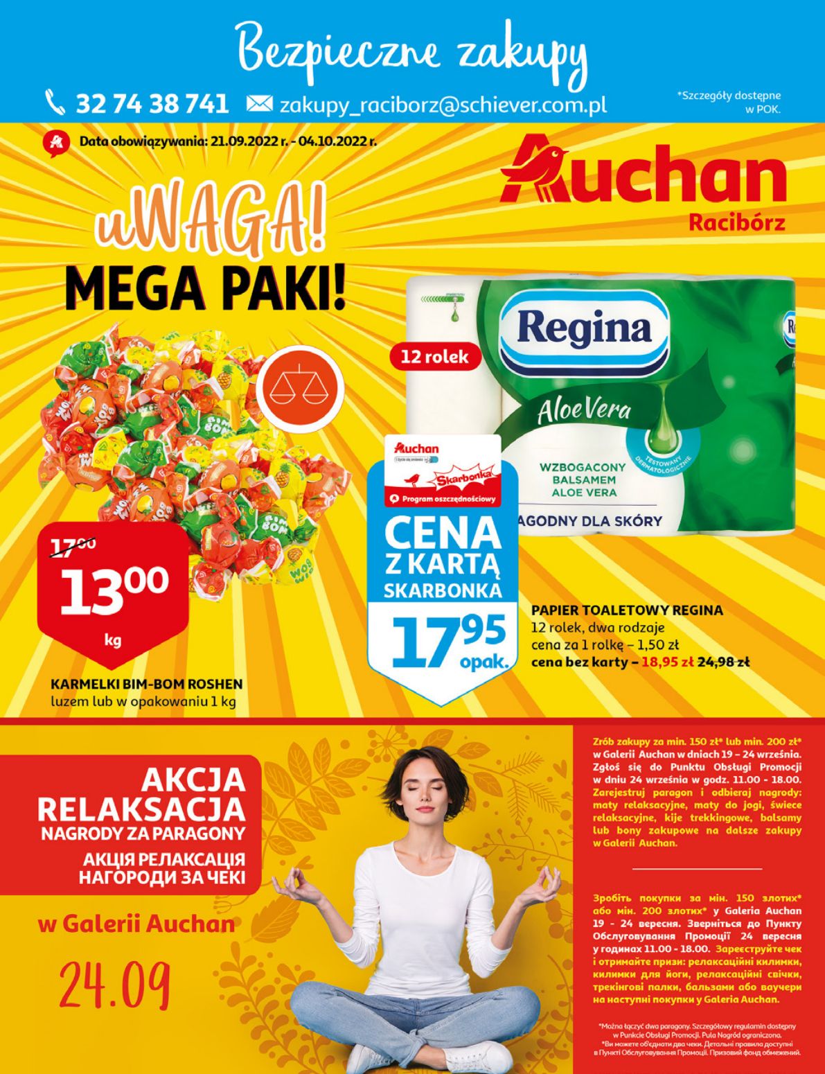 Gazetka Auchan od 21.09.2022 do 04.10.2022 - Racibórz