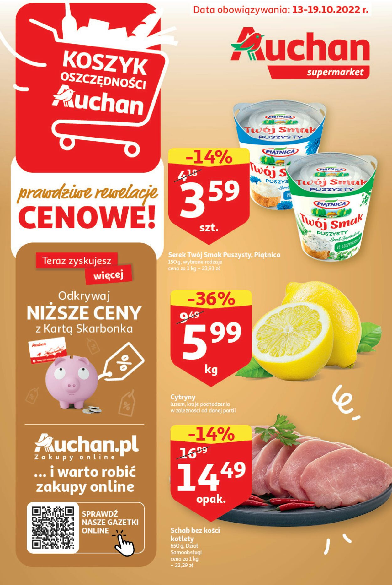 Gazetka Auchan od 13.10.2022 do 19.10.2022 - Supermarket