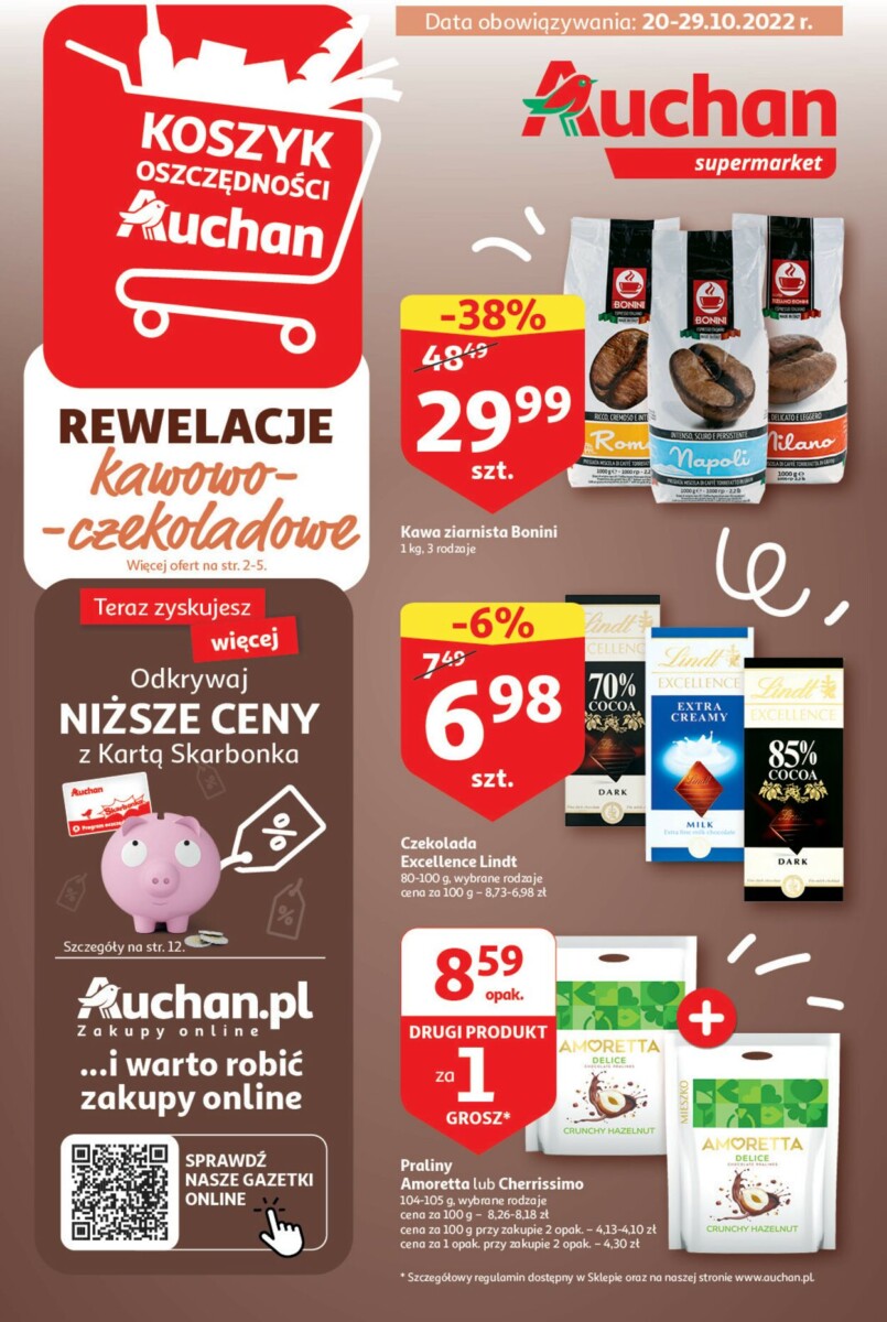Gazetka Auchan od 20.10.2022 do 29.10.2022 - Supermarket