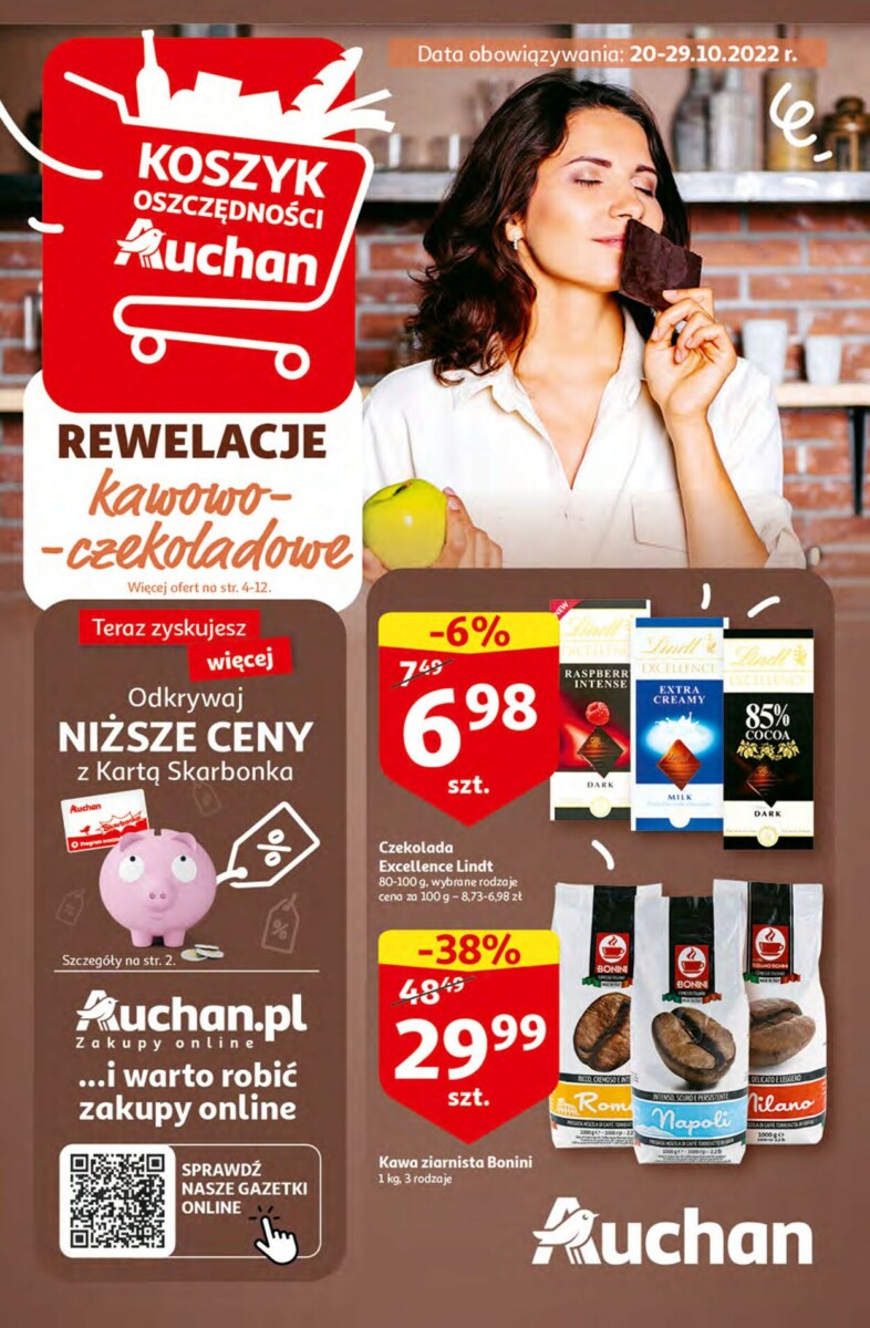 Gazetka Auchan od 20.10.2022 do 29.10.2022 - Koszyk Oszczędności