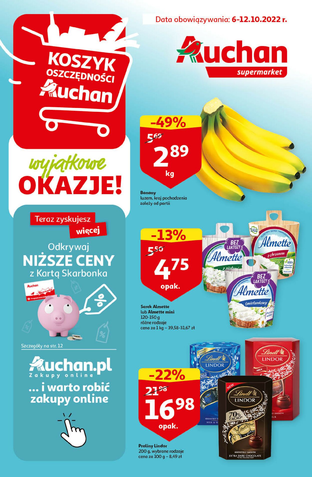Gazetka Auchan od 06.10.2022 do 12.10.2022 - Supermarket