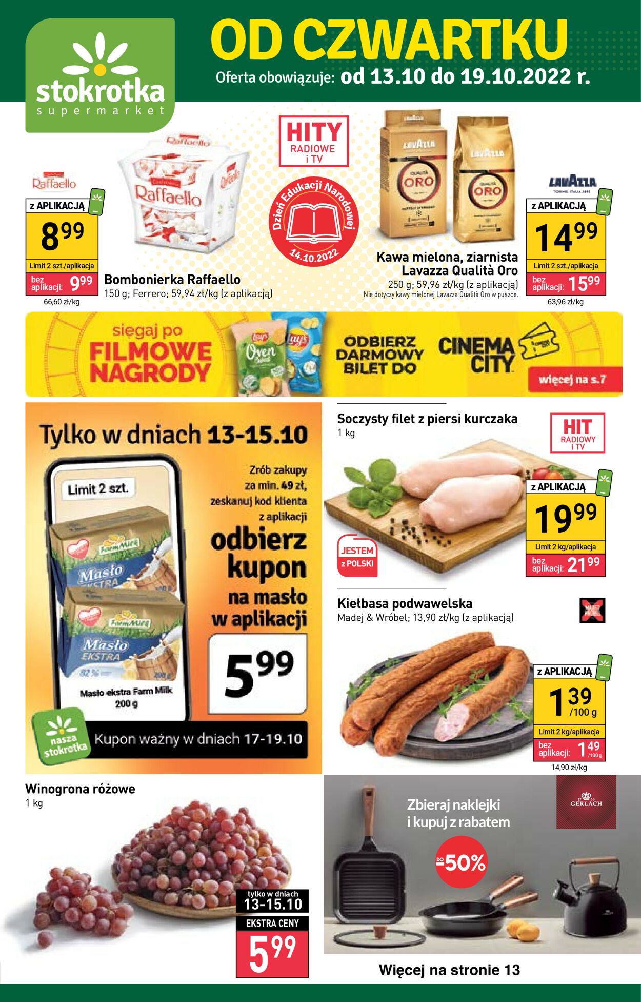 Gazetka STOKROTKA od 13.10 do 19.10.2022 - Supermarket