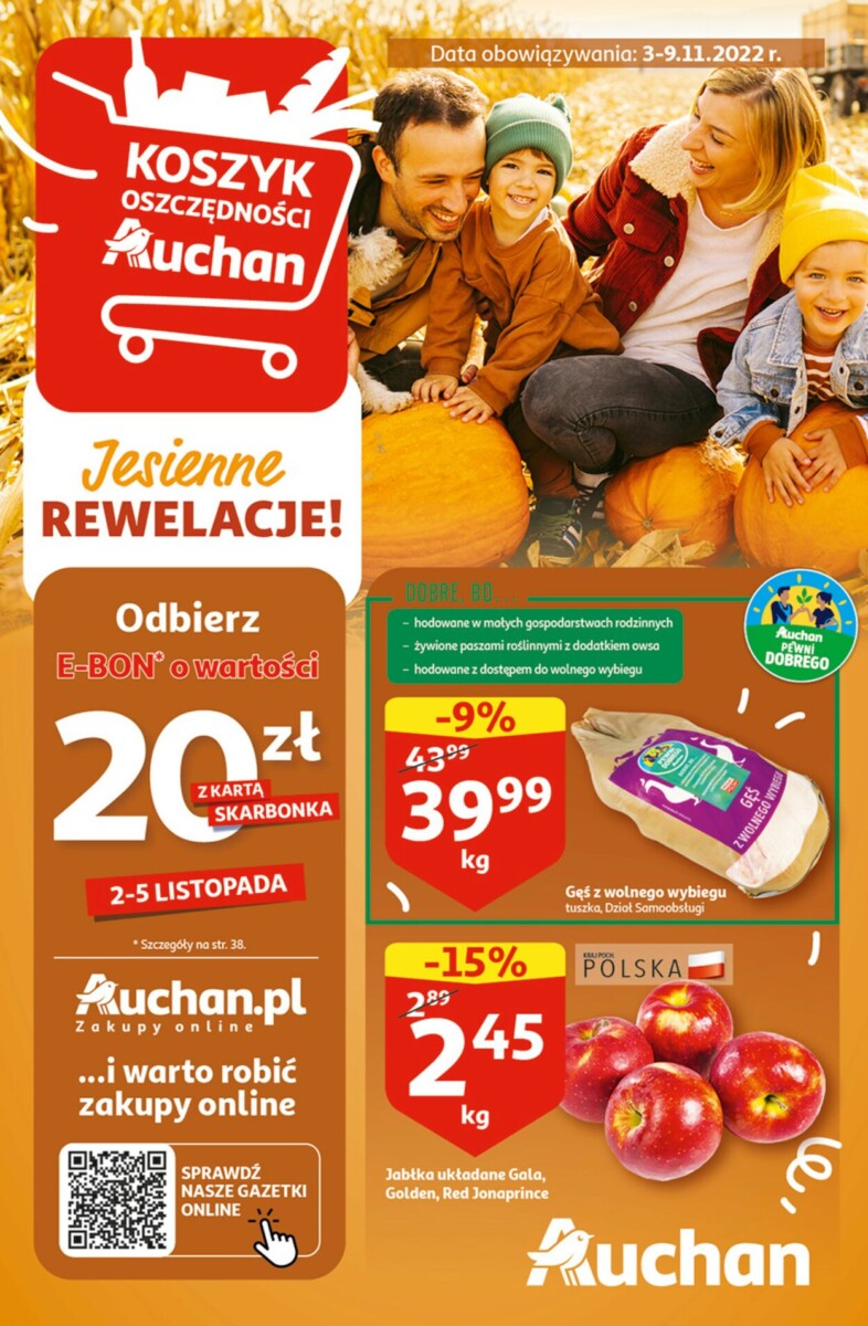 Gazetka Auchan od 03.11.2022 do 09.11.2022