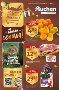 Gazetka Auchan od 17.11.2022 do 23.11.2022 - Supermarket