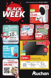 Gazetka Auchan Black Week od 21.11.2022 do 26.11.2022