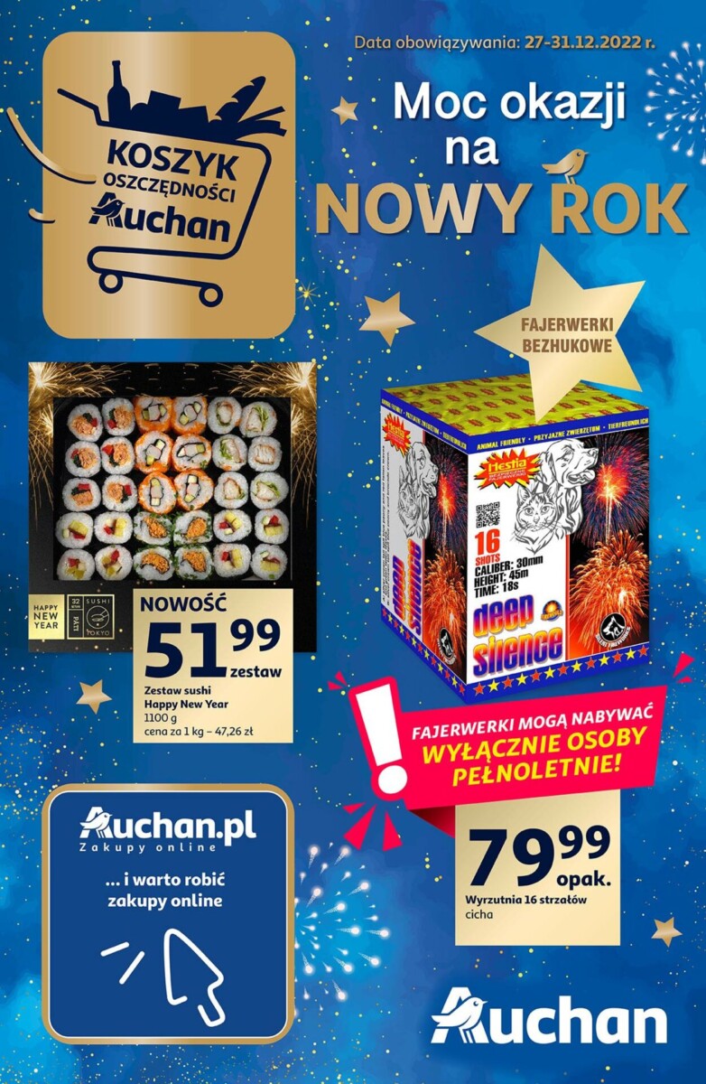 Gazetka Auchan od 27.12.2022 do 31.12.2022