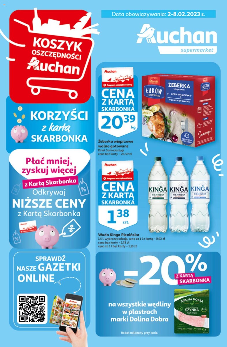 Gazetka Auchan od 02.02.2023 do 08.02.2023 - Supermarket