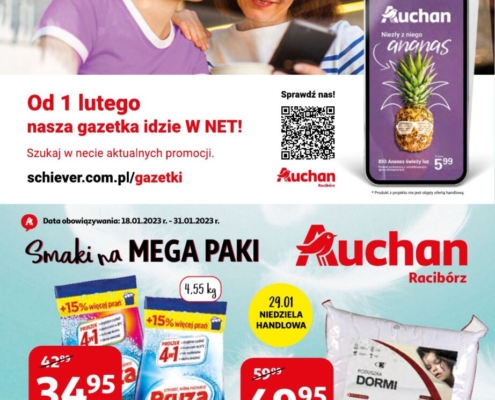 Gazetka Auchan od 18.01.2023 do 31.01.2023 - Racibórz
