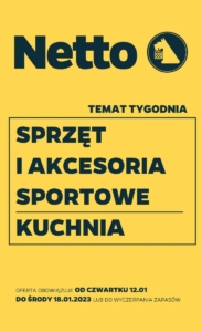 Gazetka NETTO od 12.01.2023 do 19.01.2023 - non food