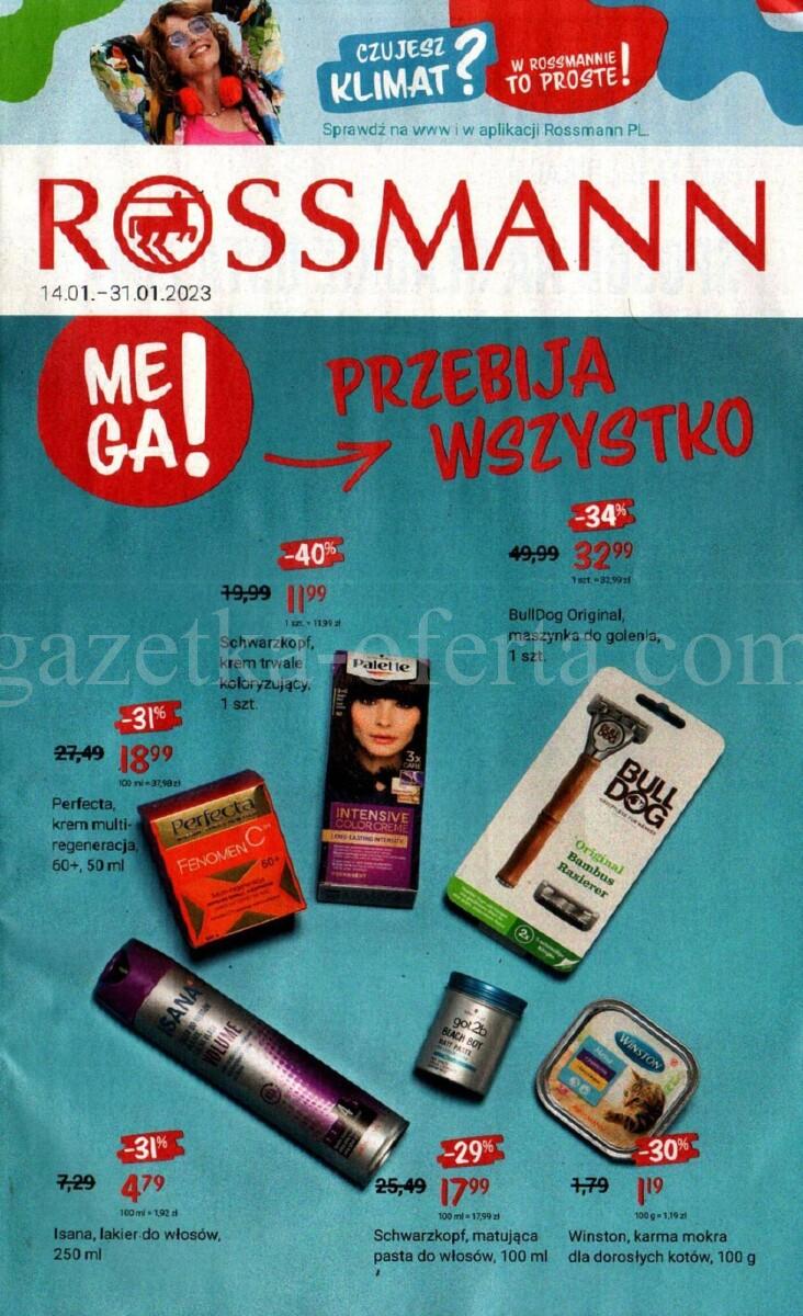 Gazetka ROSSMANN od 14.01.2023 do 31.01.2023