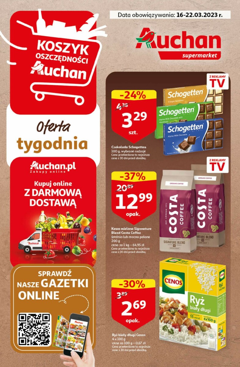 Gazetka Auchan od 16.03.2023 do 22.03.2023 - Supermarket