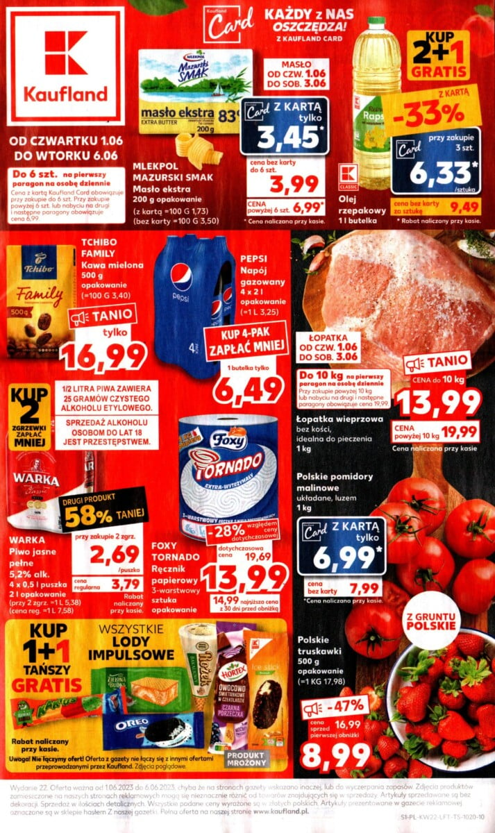 Kaufland Gazetka od 01.06.2023 do 06.06.2023