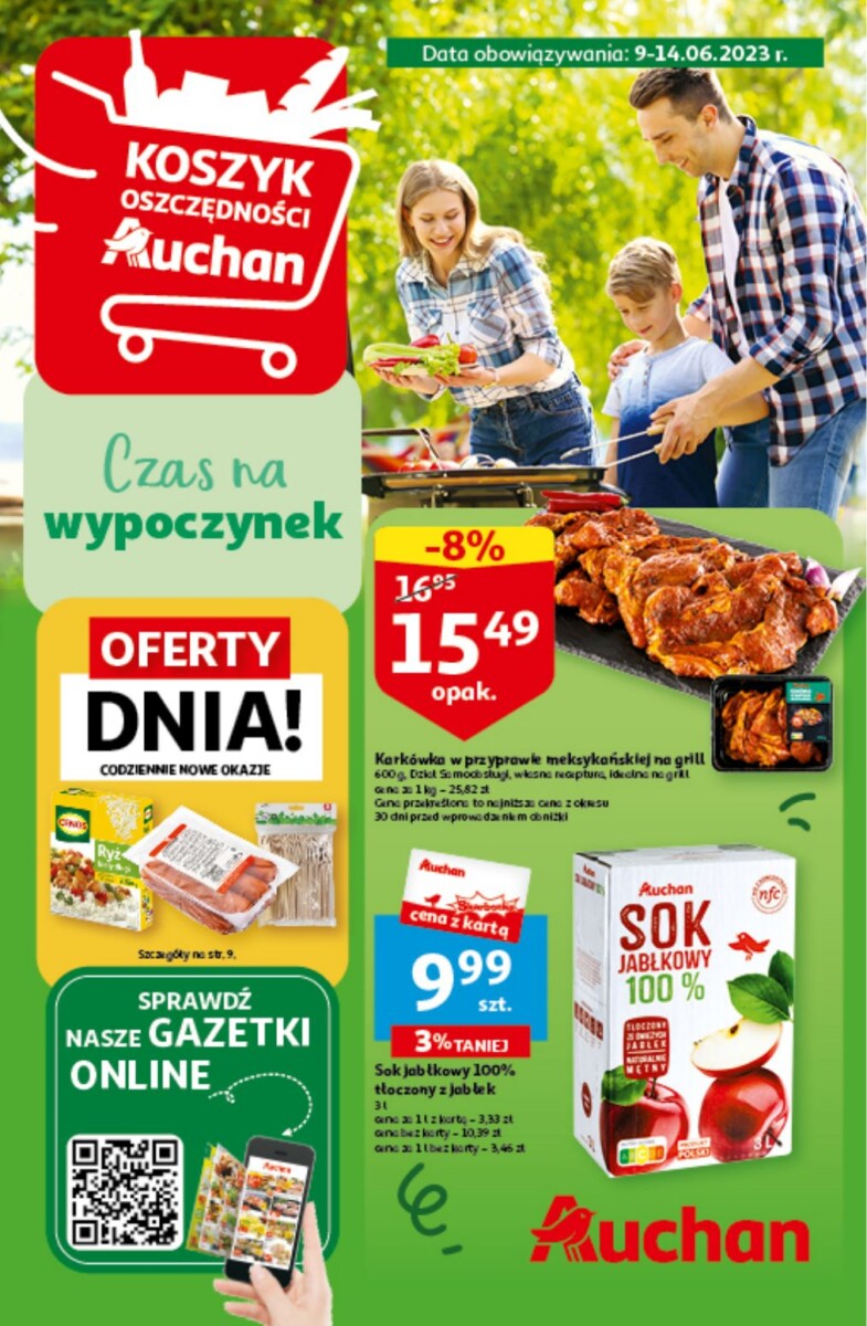 Gazetka Auchan od 09.06.2023 do 14.06.2023