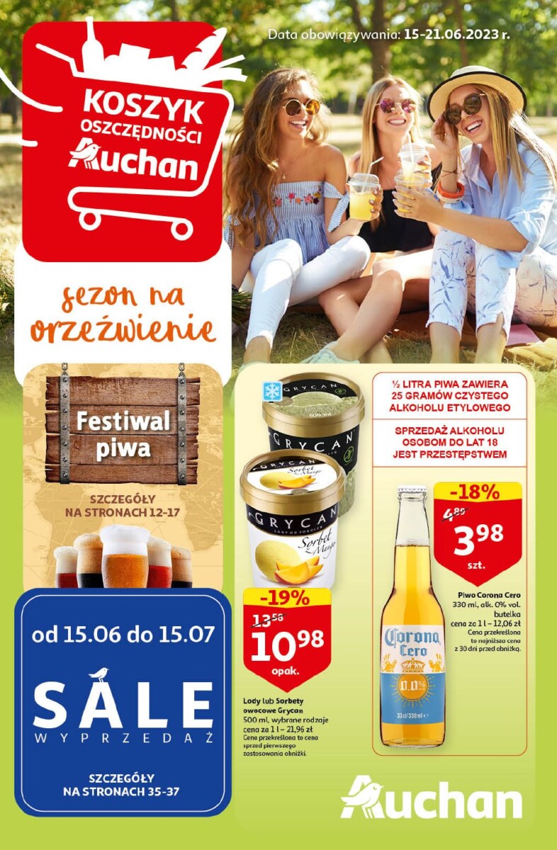 Gazetka Auchan od 15.06.2023 do 21.06.2023