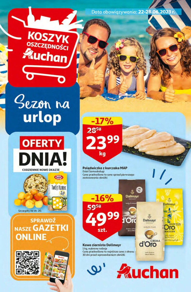 Gazetka Auchan od 22.06.2023 do 28.06.2023