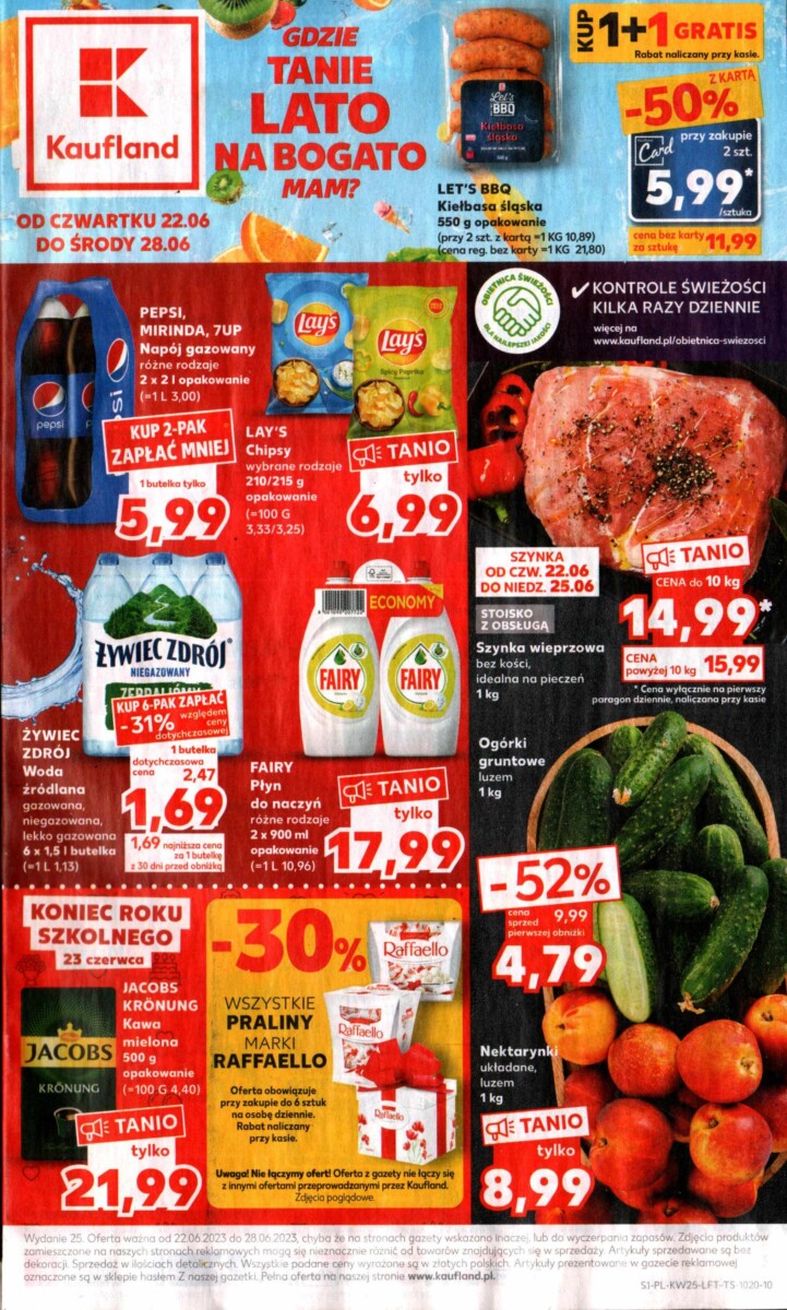 Kaufland Gazetka od 22.06.2023 do 28.06.2023