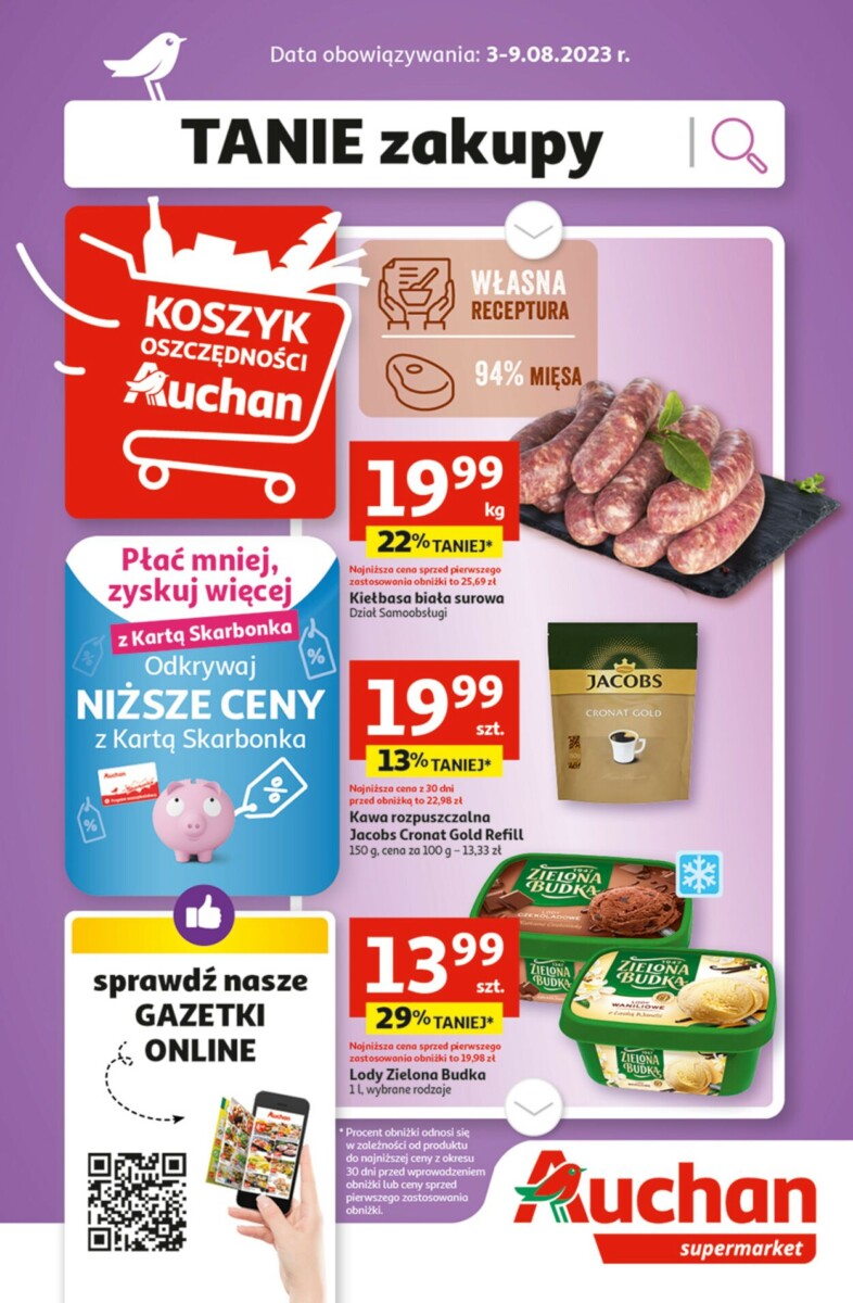 Gazetka Auchan od 03.08.2023 do 09.08.2023