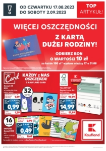 Kaufland Gazetka od 17.08.2023 do 02.09.2023