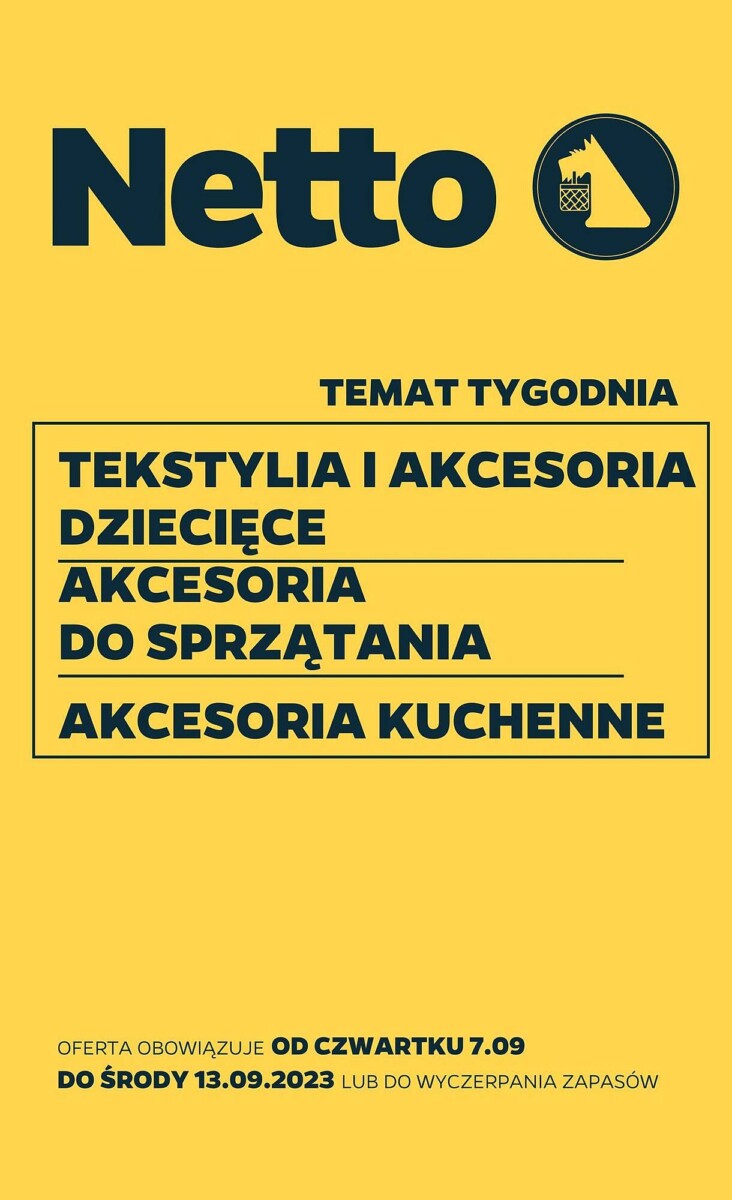 Gazetka NETTO od 07.09.2023 do 13.09.2023 - non food