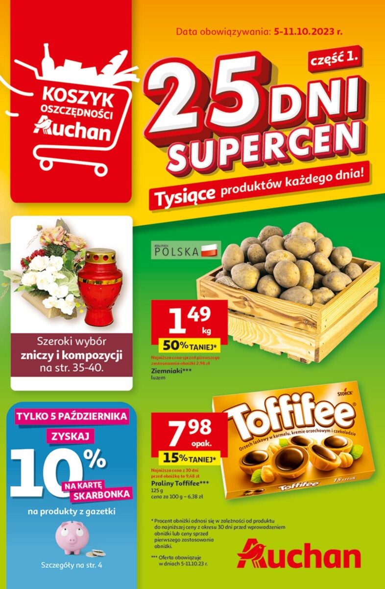 Gazetka Auchan od 05.10.2023 do11.10.2023
