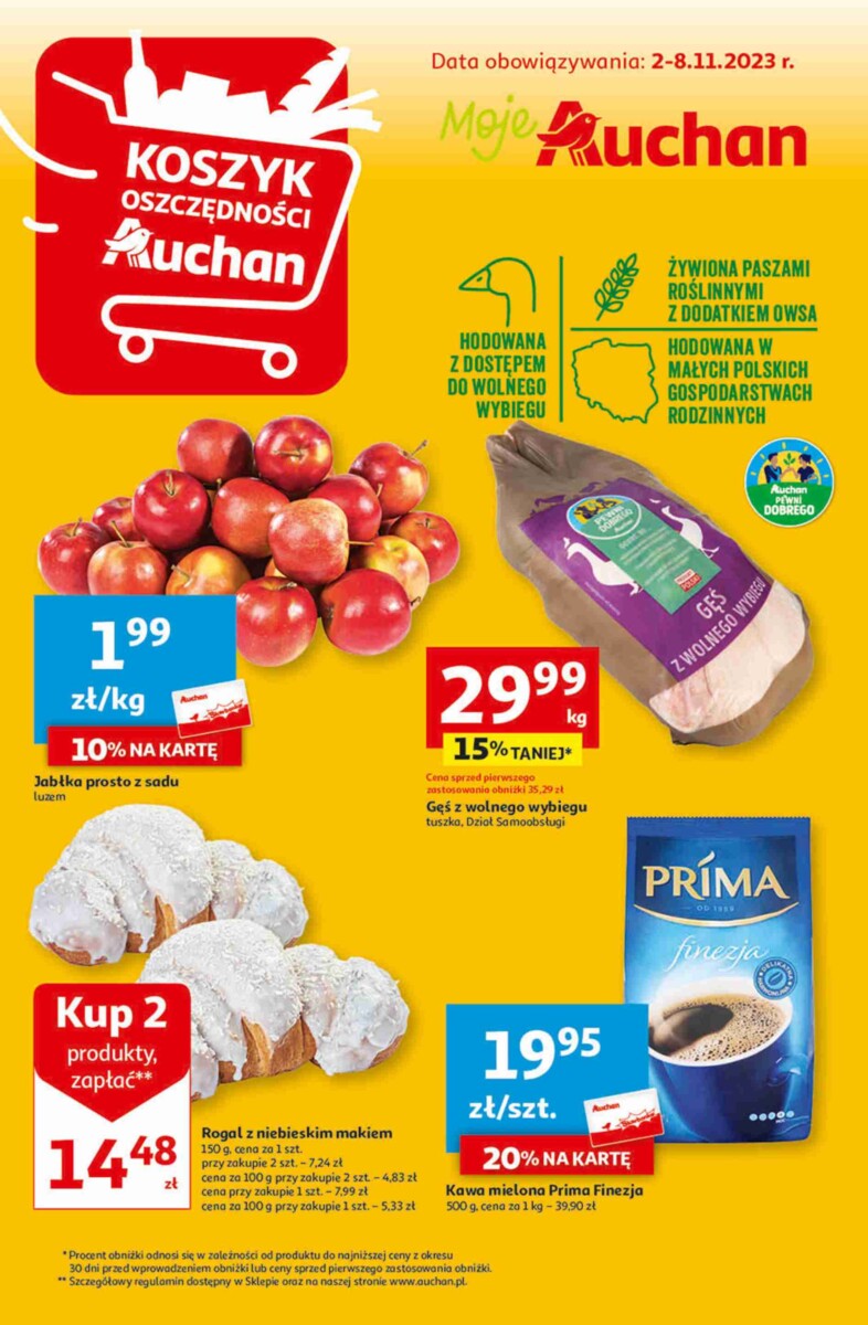 Gazetka Auchan od 02.11.2023 do 08.11.2023 - Moje Auchan