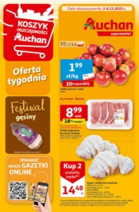 Gazetka Auchan od 02.11.2023 do 08.11.2023 - Supermarket
