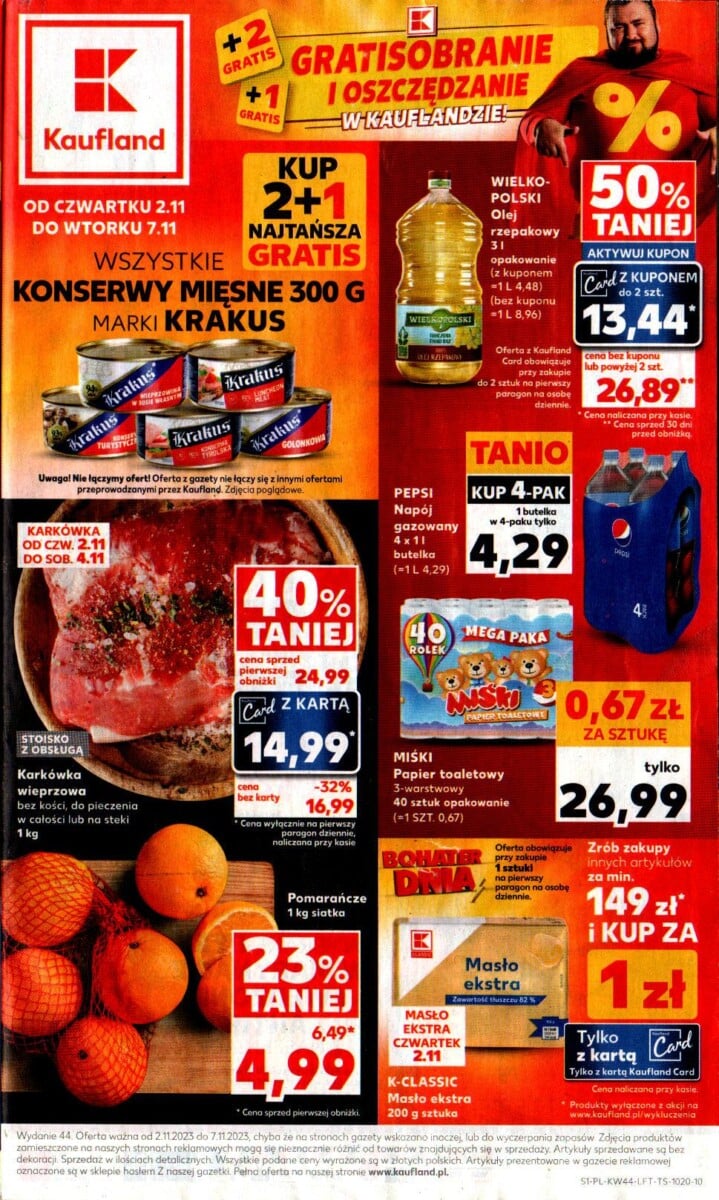 Kaufland Gazetka od 02.11.2023 do 07.11.2023