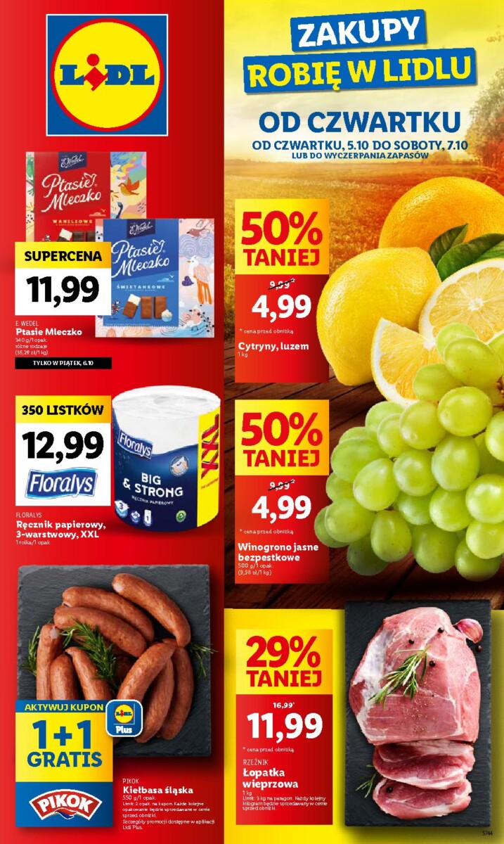 Gazetka LIDL od 05.10.2023 do 07.10.2023