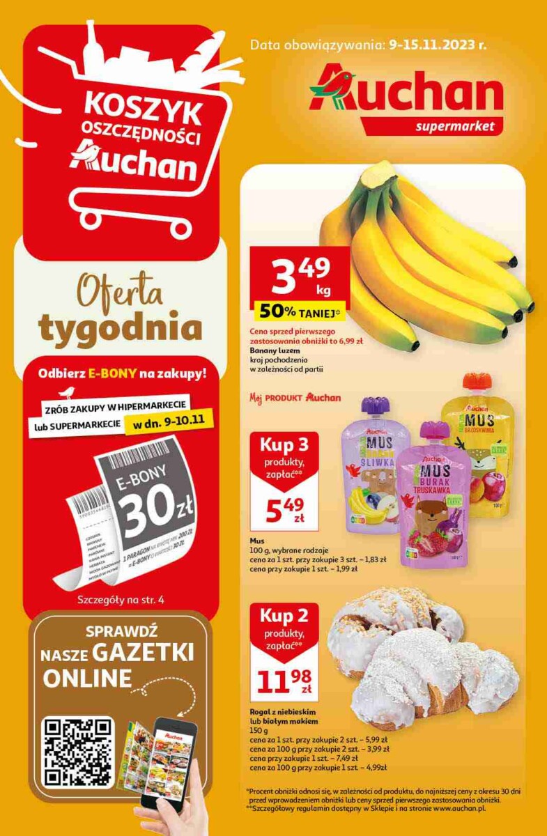 Gazetka Auchan od 09.11.2023 do 15.11.2023 - Supermarket
