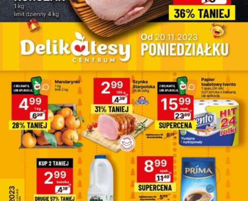 Gazetka Delikatesy Centrum od 20.11.2023 do 22.11.2023