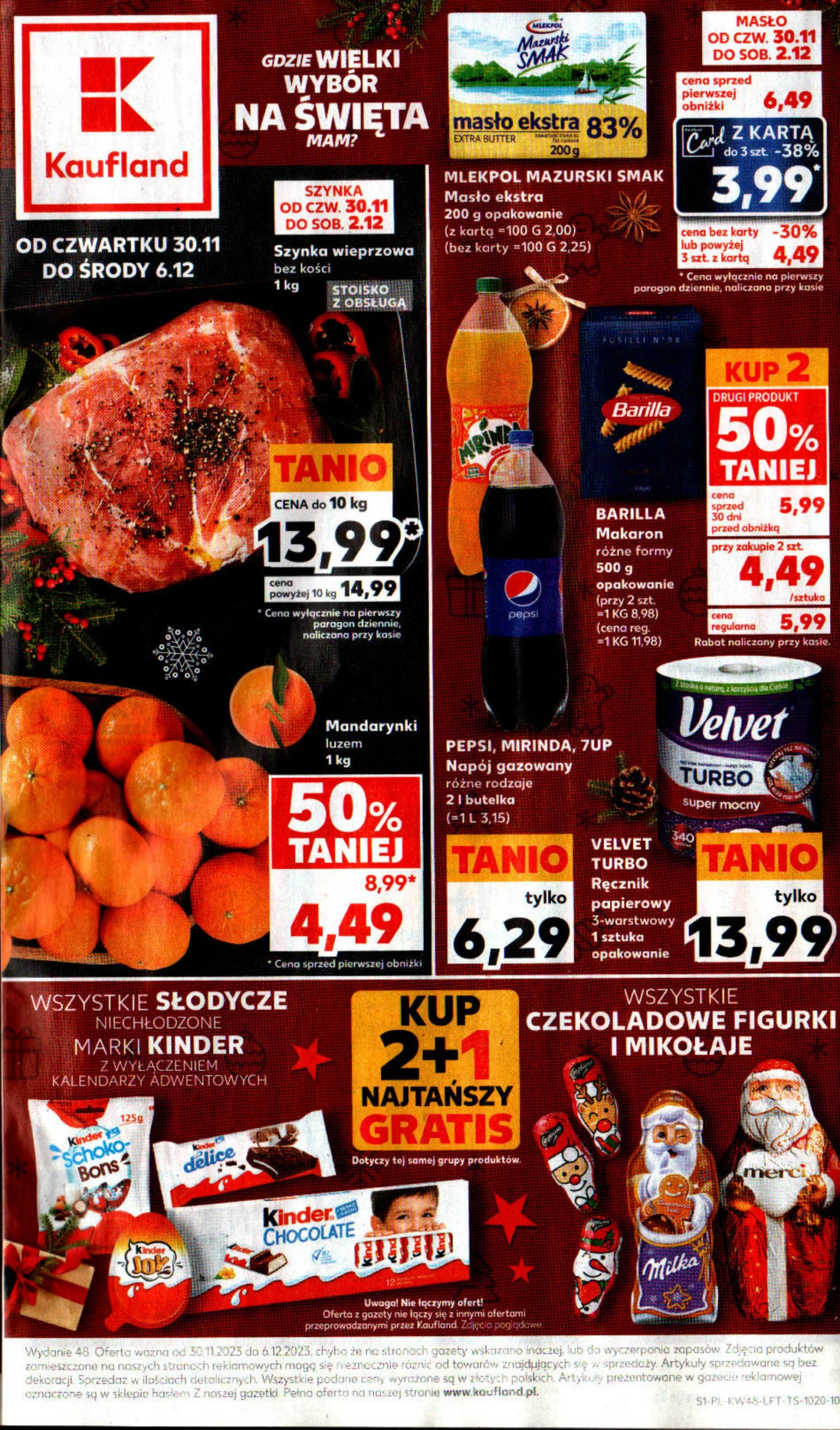 Kaufland Gazetka od 30.11 do 06.12.2023