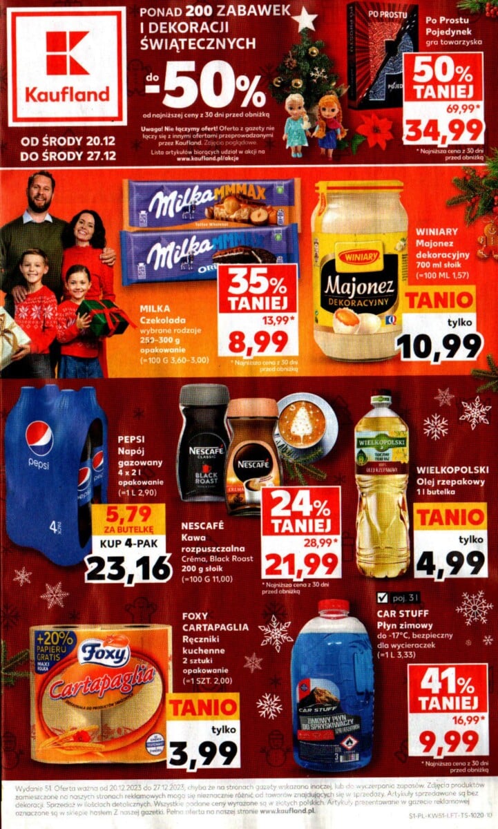 Kaufland Gazetka od 20.12.2023 do 27.12.2023