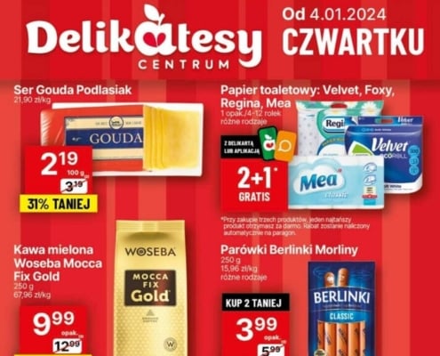 Gazetka Delikatesy Centrum od 04.01 do 10.01.2024