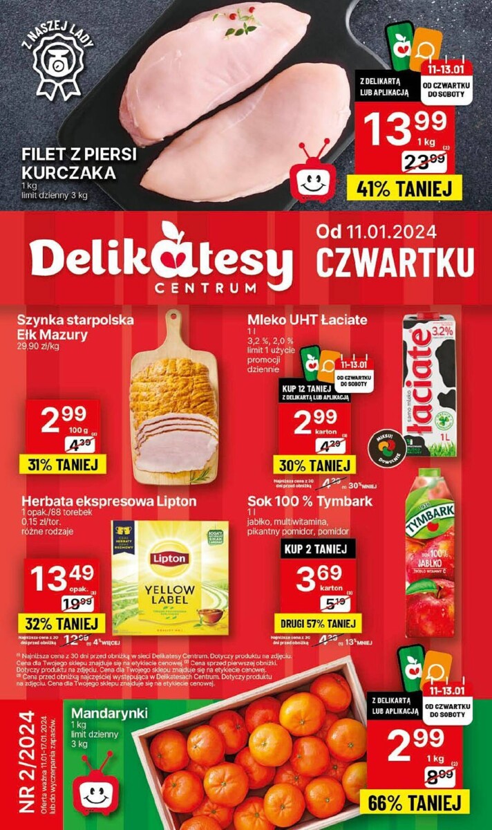 Gazetka Delikatesy Centrum od 11.01 do 17.01.2024