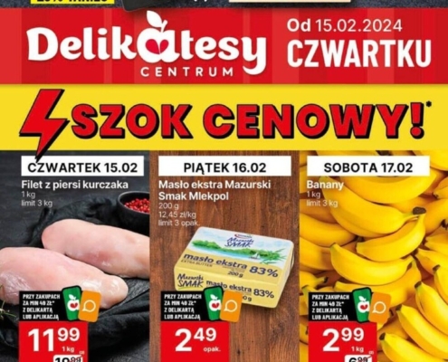 Gazetka Delikatesy Centrum od 15.02.2024 do 21.02.2024