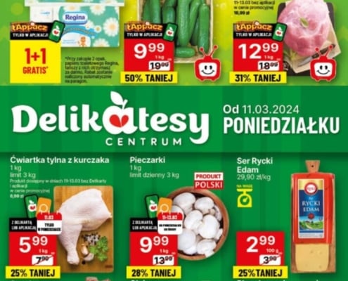 Gazetka Delikatesy Centrum od 11.03.2024 do 13.03.2024