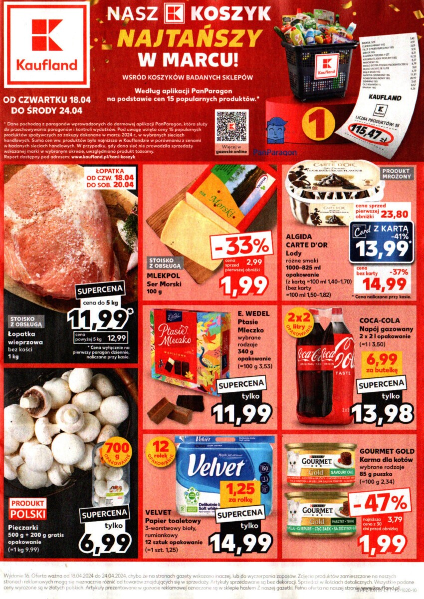 Kaufland Gazetka od 18.04.2024 do 24.04.2024