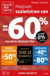 Gazetka Black Red White od 20.05.2024 do 05.06.2024