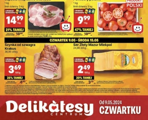 Gazetka Delikatesy Centrum od 09.05.2024 do 15.05.2024