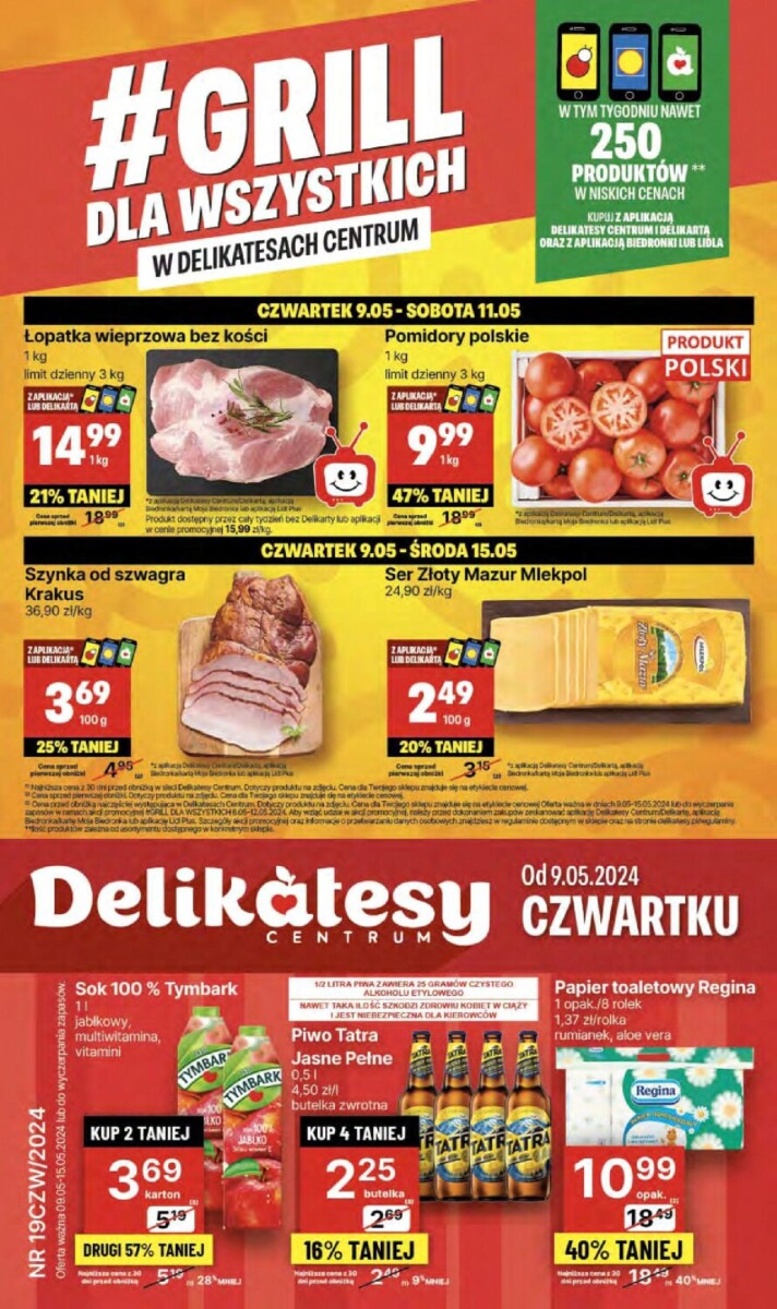 Gazetka Delikatesy Centrum od 09.05.2024 do 15.05.2024