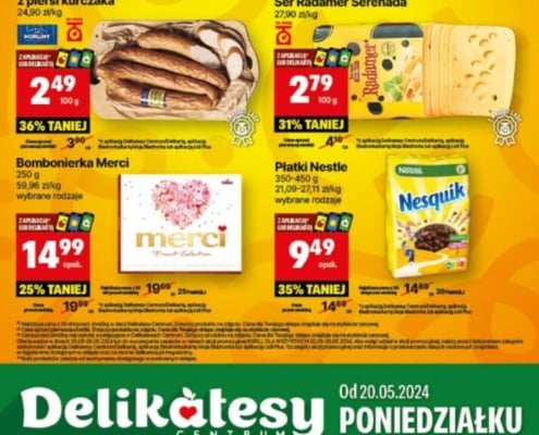 Gazetka Delikatesy Centrum od 20.05.2024 do 26.05.2024