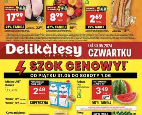 Gazetka Delikatesy Centrum od 30.05.2024 do 05.06.2024