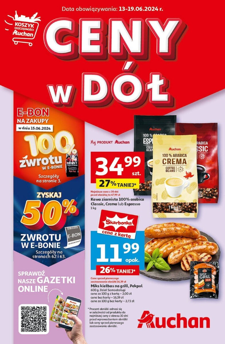 Gazetka Auchan od 13.06.2024 do 19.06.2024 - Hypermarket