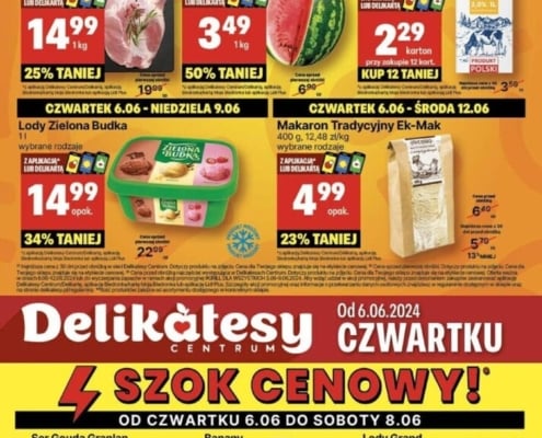 Gazetka Delikatesy Centrum od 06.06.2024 do 12.06.2024