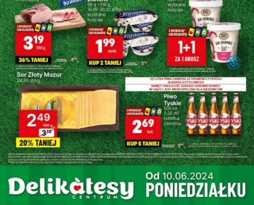 Gazetka Delikatesy Centrum od 10.06.2024 do 16.06.2024