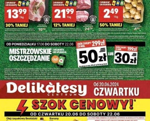 Gazetka Delikatesy Centrum od 20.06.2024 do 26.06.2024