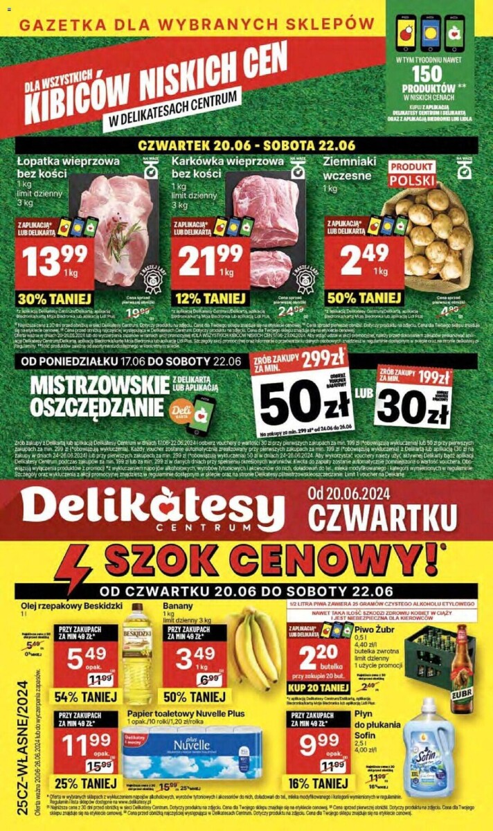 Gazetka Delikatesy Centrum od 20.06.2024 do 26.06.2024