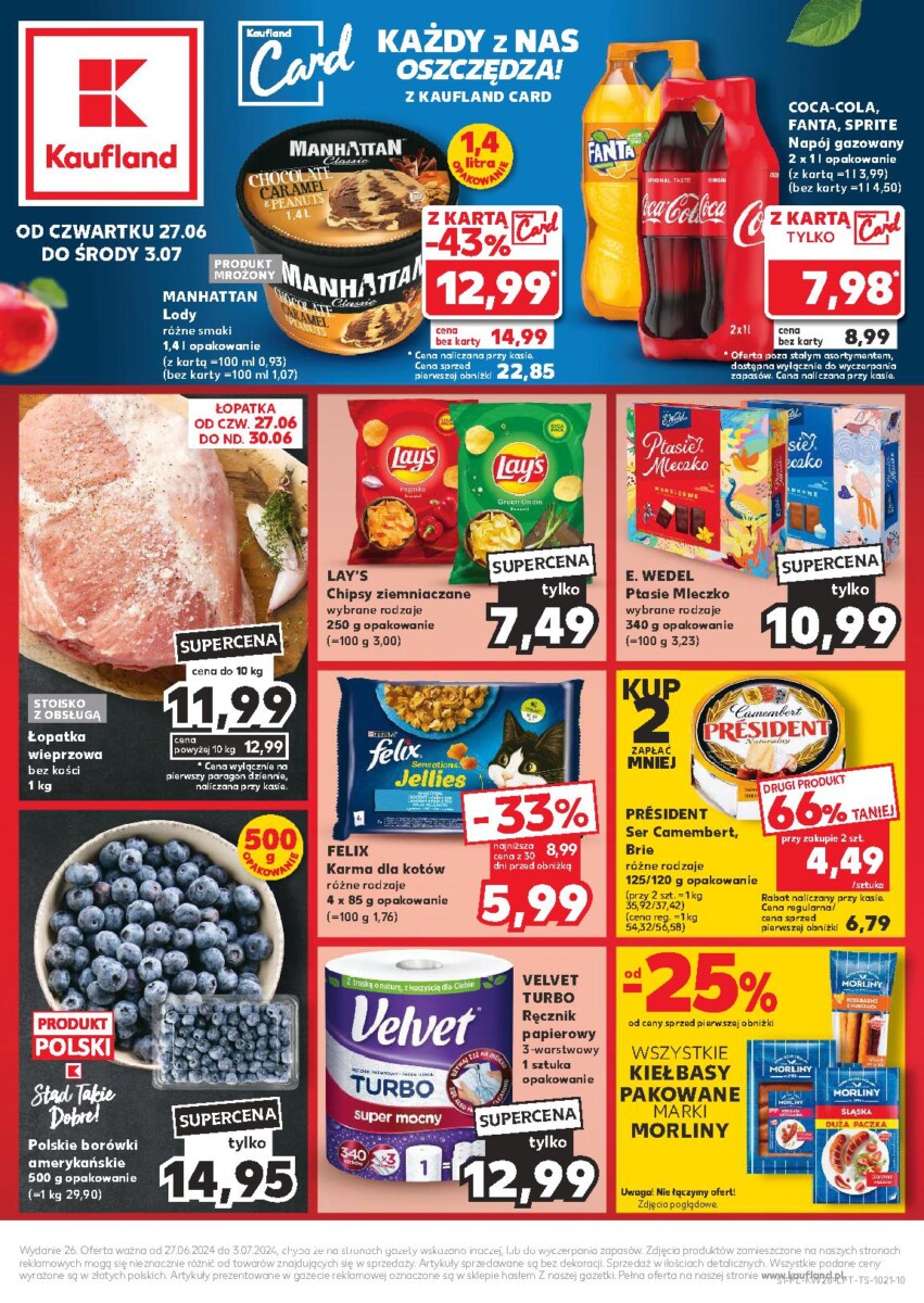 Kaufland Gazetka od 27.06.2024 do 03.07.2024