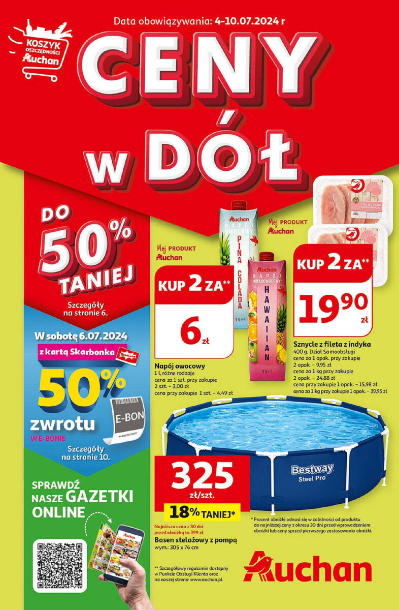 Gazetka Auchan od 04.07.2024 do 10.07.2024 - Hypermarket